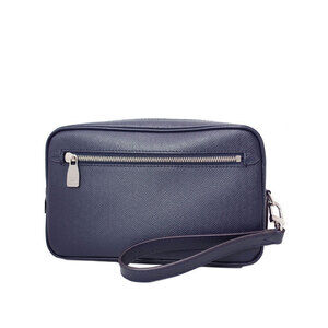 Louis Vuitton Taiga Black Leather Pochette Kasai Shoulder Bag